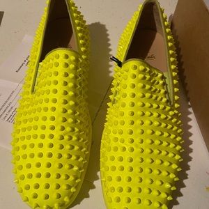 Christian Louboutin roller boat slip on shoes